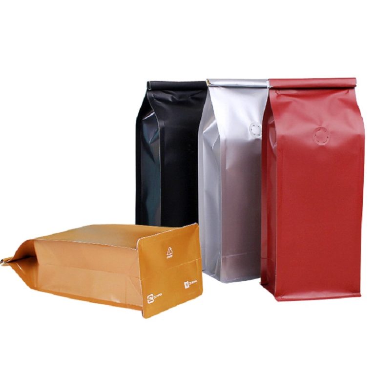 Tin Tie Coffee Bags with Valve | Tin Tie Coffee Bags