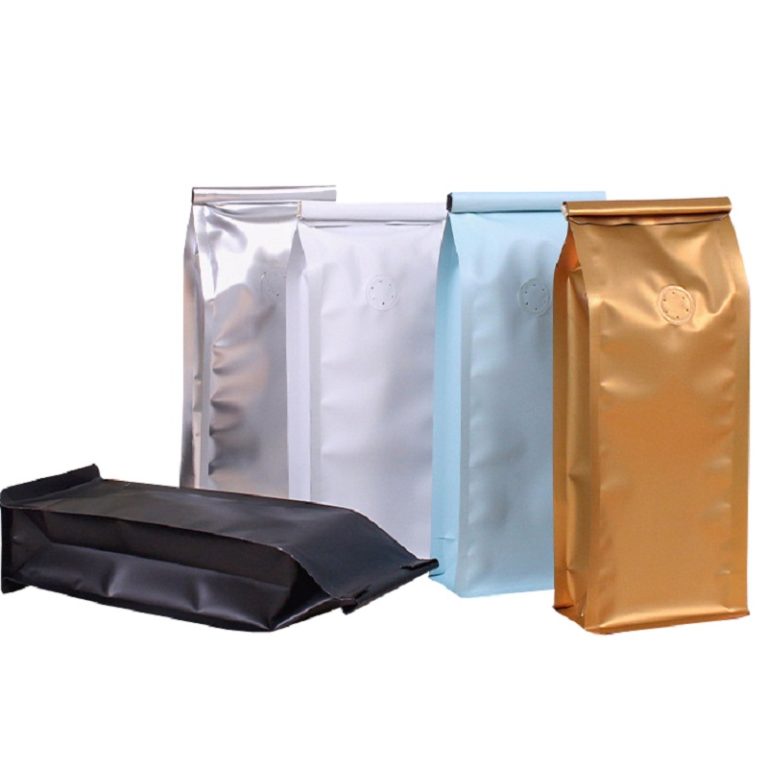 Tin Tie Coffee Bags with Valve | Tin Tie Coffee Bags