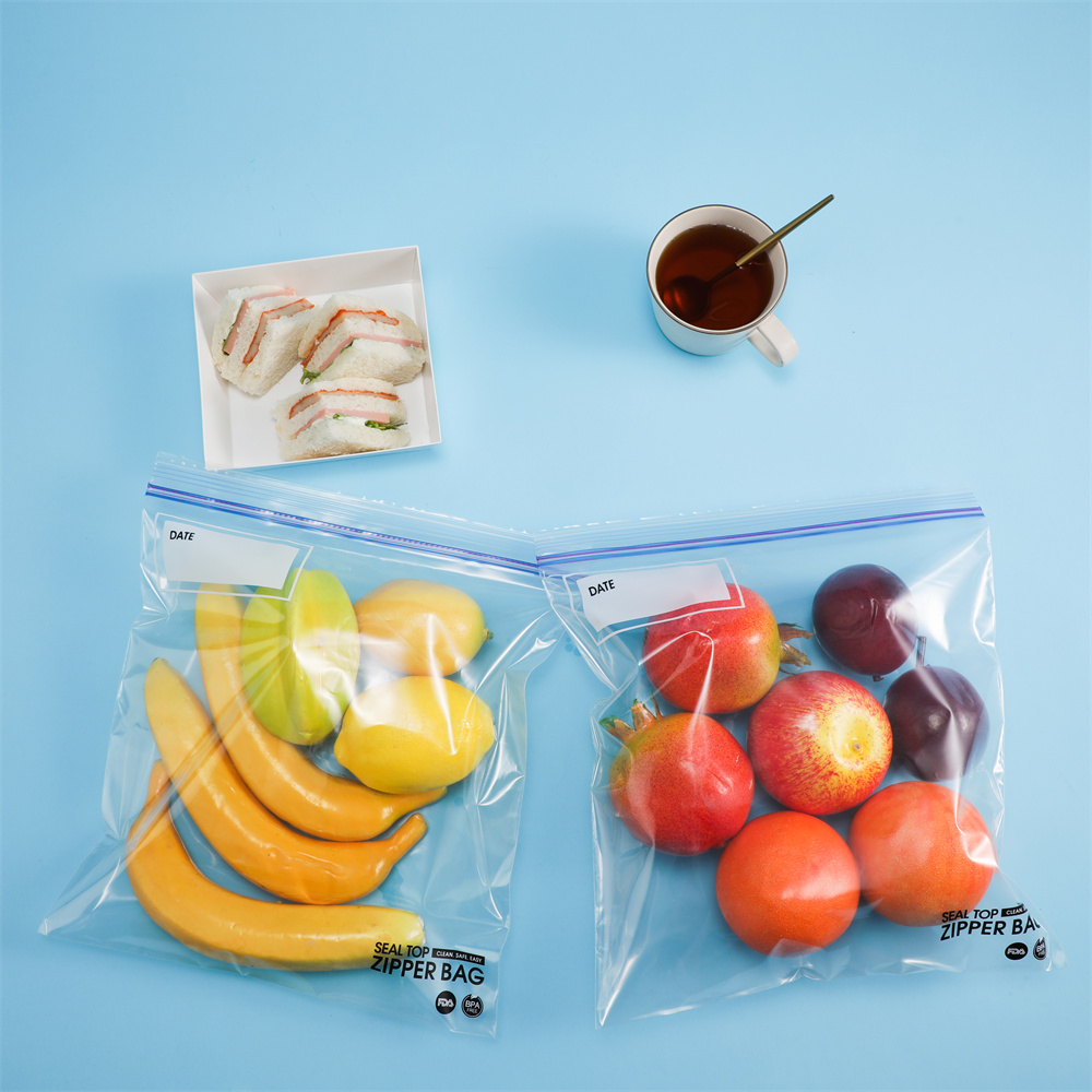 Custom Various Sizes Food Grade Quart Size Easy Grip Zip Lock Slider Bags -  China Ziplock Bag and Slider Zipper Bag price