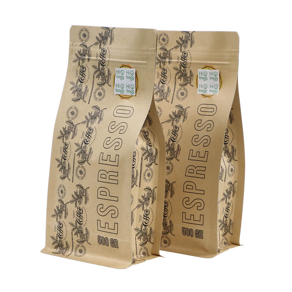 kraft laminated coffee bag (7)